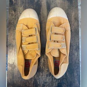 Bensimon Kids Sneakers in Orange Canvas